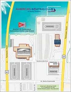 Punta Gorda Conference Center and Hotel Area Map