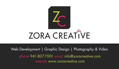 Bradenton website design - Zora Creative