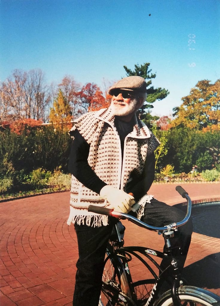 Cleve biking in DC in 2001