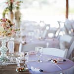 place setting for wedding