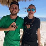 2 young workers