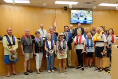 Marco Island National-Boating-Week-PIcture -Reciving Proclamation 2021