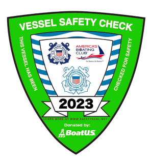 2023 Vessel Safety Check Decal