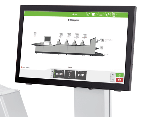 User-friendly 22" color touchscreen features context-sensitive help on each page