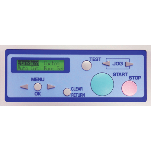 User-friendly control panel with LCD screen