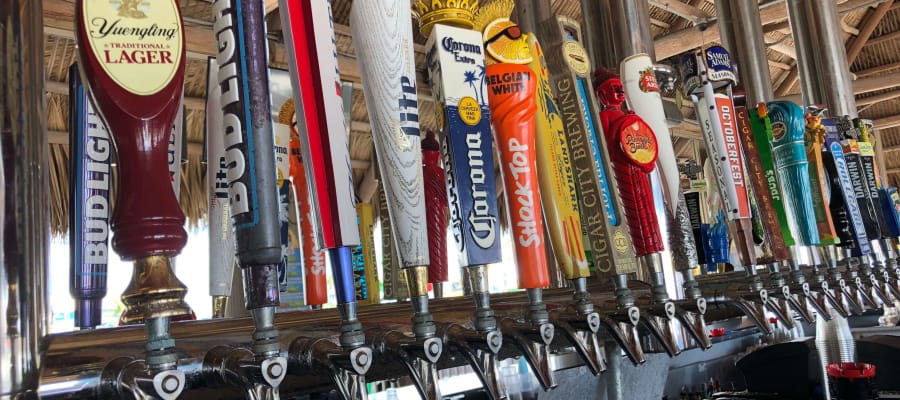 beers on tap - yengling bud light miller corona shock top stella and more