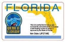 Florida Safe Boating ID Card